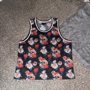 No Boundaries Men’s Floral Skull Mesh Jersey